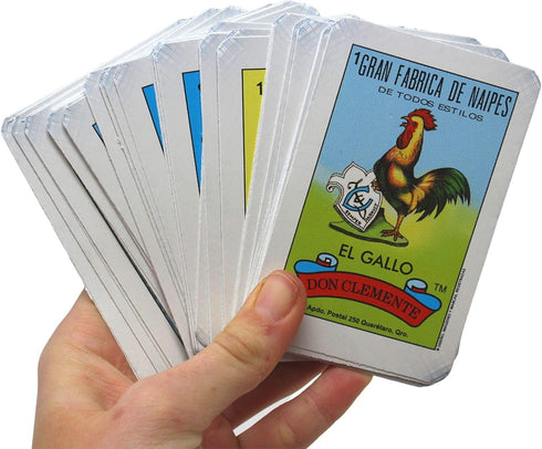 Needzo Jumbo Cards Loteria Mexicana, Authentic Spanish Game Set, 10 Cards, 14 x 9 Inches