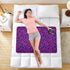 siphylline 52" 34" Leopard Pattern Blue Pink Extra Large Resuable Bed Underpads Water Resistant Baby Diaper Changing