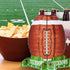4 Pieces Football Paper Lantern Table Centerpiece Decoration Set, Soccerball Game Lantern with Stand, 12 Inches