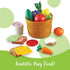 Learning Resources New Sprouts Deluxe Market Set - 32 Pieces Pretend Play Food for Toddlers, Kitchen Toys