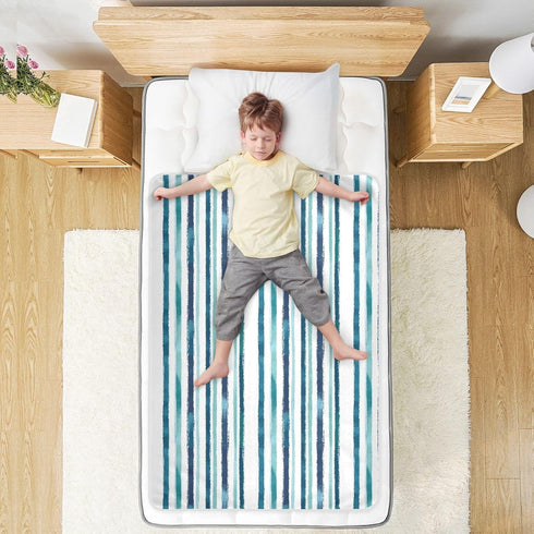siphylline 52" 34" Watercolor Stripes Extra Large Resuable Changing Pad Covers Highly Absorbent Diaper Changing Mat
