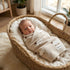 100% Cozy Baby Swaddle Blanket - Luxury Cotton Knit Soft Lightweight Unisex Receiving Stroller Quilt Blanket for Shower