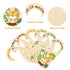 8Pcs Closet Closet (0-24 R HORSE Safari Baby Dividers, Double Sided Nursery Hanger Dividers Wood Baby Size Organizers