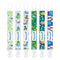 Smlpuame Baby Pacifier Clip for Boys Girl,6 Pack Stylish Binky Clips Strap,Paci