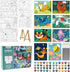 goldentime 8 Packs Predrawn Canvas for Painting Kids Painting Canvas for Kids