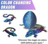 Amerimaker 20" 3D Articulated Printed Dragon with Surprise Egg Flexible Fidget Toy for Kids & Teens, Dragon Egg Hunt