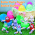 12 Pack 3.8'' Jumbo Filled Easter Eggs with Toys Transformable Animal Bunny Unicorn Fidget Spinners ,Easter Basket
