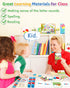 Gojmzo Wooden CVC Word Spelling Games, Montessori Educational Toys Gifts for 3-6 Year Old Kids, Sight Words Flash Cards