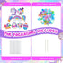 creative kimi 9PC 4-8 6-12 Set Poke Art Kit for Girls Ages | Princess Theme DIY Craft Kit | Mess-Free Fabric Puncture