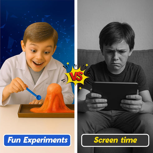 PW 4-14 50+ Junior Science Kit for Kids Age | Stem Science Experiments | Educational Toy for Boys and Girls | Birthday