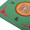 Mahjong Mat: Anti Slip and Noise Reduction Table Cover for Mahjong, Poker, Card, Board & Tile Games (Green, 31.5 inches)