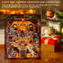 VORATHIS 3D Book Nook Kit - DIY Wooden Puzzle Miniature House with LED Lights - Creative Crafts for Adults - Bookshelf