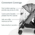 UPPAbaby G-Link and G-Link V2 Rain Shield - Waterproof Windproof Coverage, Quick Attachment
