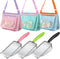 LIDAGO Beach Toy Set Include 3 Mesh Shovels and 3 Beach Mesh Bags,Kids