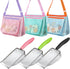 LIDAGO Beach Toy Set Include 3 Mesh Shovels and 3 Beach Mesh Bags,Kids