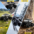 1:18 4WD 2.4GHz 360 6 7 8 9 10-13+ Remote Control Car, Amphibious RC Cars, All Terrain Off-Road Pickup, Waterproof