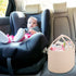 COMSE Large Baby Diaper Caddy Organizer for Girl Boy, Car Caddy with Handles, Cotton Rope Basket for Changing Table