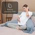 MOON PARK Pregnancy Pillow - Incredibly Smooth and Soft Cooling Cover I Shaped Full Body Maternity Pillow