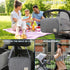 TRENDPLAY Small Diaper Bag, Stroller Organizer Caddy with Insulated Pocket and Adjustable Shoulder Strap