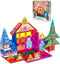 Enjoyjoy Mini Magnetic Tiles - 50PCS Travel Magnet Tiles 2025 Set Portable