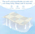 SyXIOP 28" 52" Gray Beige Checker Plaid Cooling Baby Waterproof Crib Mattress Cover x Absorbent Padded Crib for Kids