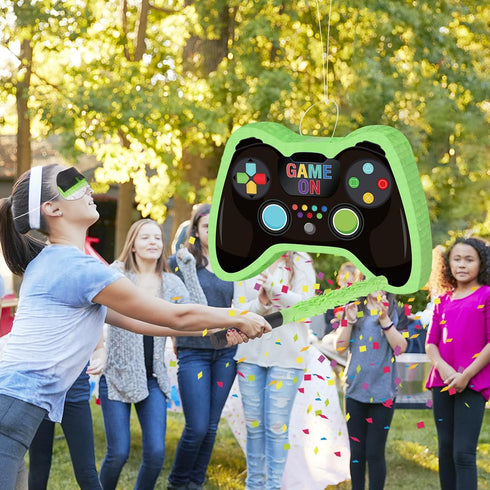 Video Game Controller Pinata - Party Supplies Set for Kids Birthday Decorations
