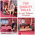 Family Dollhouse People - 5 Poseable Action Figures for Dollhouse, Including Mom, Dad, Sister, Brother