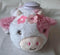 DreamGro Plush Cow Night Light Soother, Pink and White, Musical Baby Sleep Aid