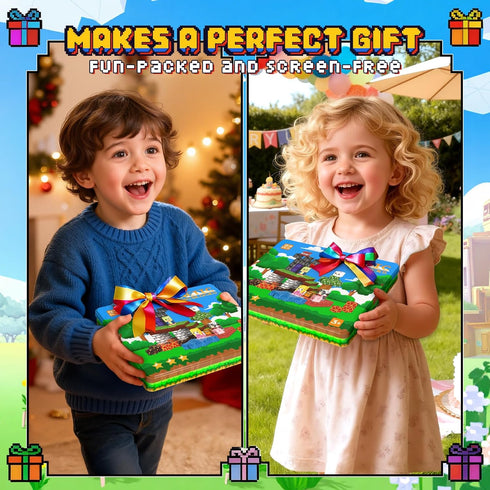 Windidi 99PCS 3-5 4-8 8-12, Magnetic Blocks Travel Toys, Magnet Building Blocks with Portable Metal Box, Mini