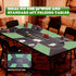 70 35 Inch 8 Waterproof x Poker Mat, Player Portable Texas Hold'em Poker Table Top with Carrying Bag, Anti-Slip Rubber