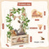 Closet Wooden Baby Shower Crate - Forest Animals Themed Personalized Crate with Hangers & Decorative Accents, Easy