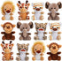 Sumind 12 Pieces Small Stuffed Animals Bulk Gifts Mini Stuffed Forest Jungle
