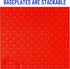 Strictly Briks 4 Pack Classic Baseplates 10x10 in, Stackable Building Plates 100% Compatible with Lego, Basic Colors