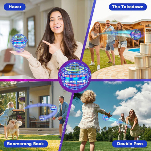 2026 6 7 8 9 10+ Tikduck Flying Orb Ball Toys Soaring Hover Boomerang Spinner Hand Controlled Mini Drone Cosmic Globe