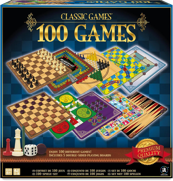 Merchant Ambassador: Classic Games, 100 Games, Enjoy 100 Different Games, Includes 5