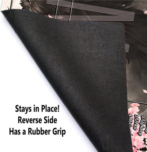 MTG Playmats - Landscape Board Game Mat with Storage Bag - 24 x 14 inches Smooth Rubber Surface for Trading Card Games