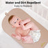 Bag,30 17 Portable Baby Diaper Changing Mat,Soft Faux Leather, Wipeable & Easy to Clean,for Home or Travel, Waterproof