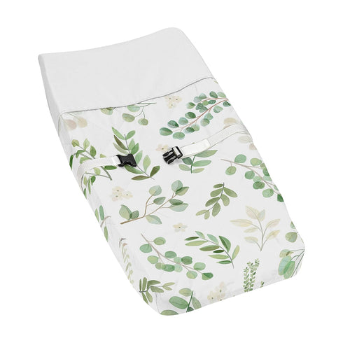 Sweet Jojo Designs Floral Leaf Girl Baby Nursery Changing Pad Cover -