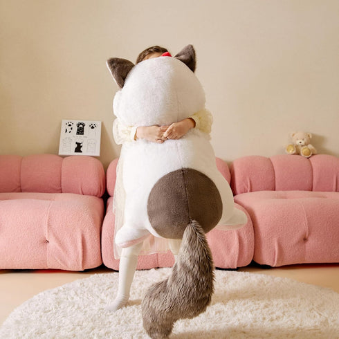 Giant Ragdoll Cat Stuffed Animal Plush Toy, Jumbo 26" Cute Plushie, Birthday Gifts for Kids