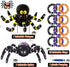 Max Fun Halloween Ring Toss Game, Inflatable Spiders Set 2 Pack for Kids, School Carnival Party Favor Supplies, Indoor