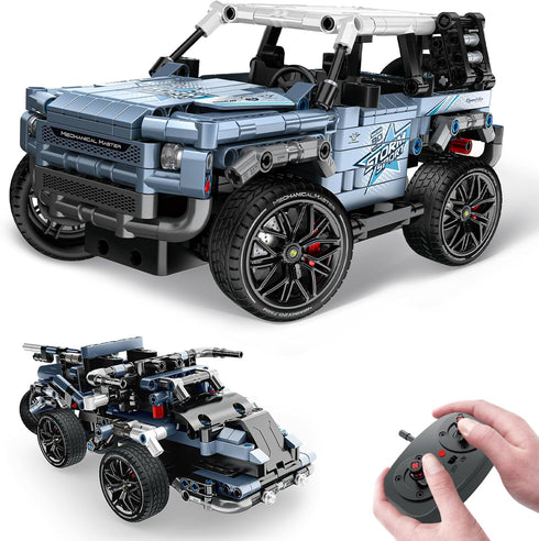 OWNONE 1 Off Road Pickup 4x4 Building Kit, 2 in 1 Stem