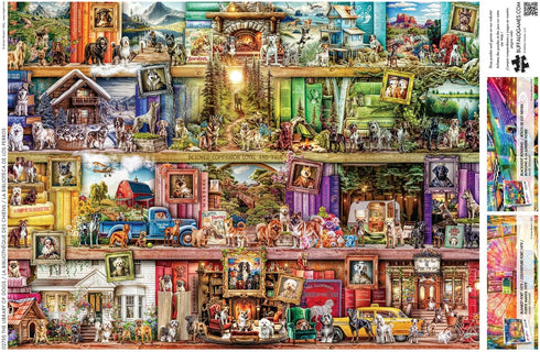 Buffalo Games Aimee Stewart The Library of Dogs 1000 Piece Jigsaw Puzzle for Adults