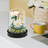 YaJie Flower Bouquet Building Set - White Daisy Blocks for Adults, Unique Botanical Home Decor (490 PCS)