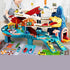 Toy Car Ramp Track Dinosaur Climbing Hills Play Set with 12 Mini Racer Cars and Track for Preschool Kids Ages 3+