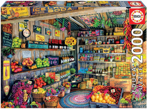Educa Children's 2000 Piece The Farmers Market Puzzle