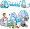 3pc Kids Play Tent with Ball Pit and Play Tunnel, Indoor Playhouse for Boys and Girls, Gift Toys for Babies (Balls NOT
