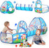 3pc Kids Play Tent with Ball Pit and Play Tunnel, Indoor Playhouse for Boys and Girls, Gift Toys for Babies (Balls NOT