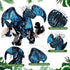 Deekin 7 Pcs Dragon Toy Set - 16 Inch Large Stuffed Animal with 4 Cute Baby Plush Dragons and 2 Eggs