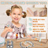 Baby Musical Instruments Set - Montessori Wooden Percussion Toys for Toddlers 1-3, Modern Boho Music Toys