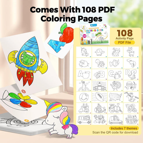 24 Jar Melo Jumbo Crayons for Toddlers, Colors TwistJoy Non Toxic Washable Crayon, Easy to Hold Large Crayons, Safe